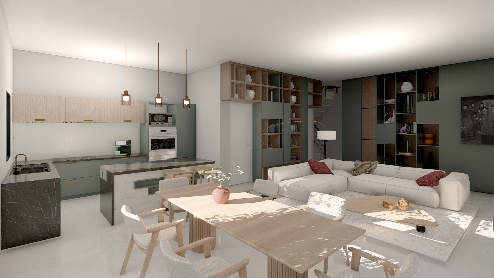 Croisement axial - Vue 2